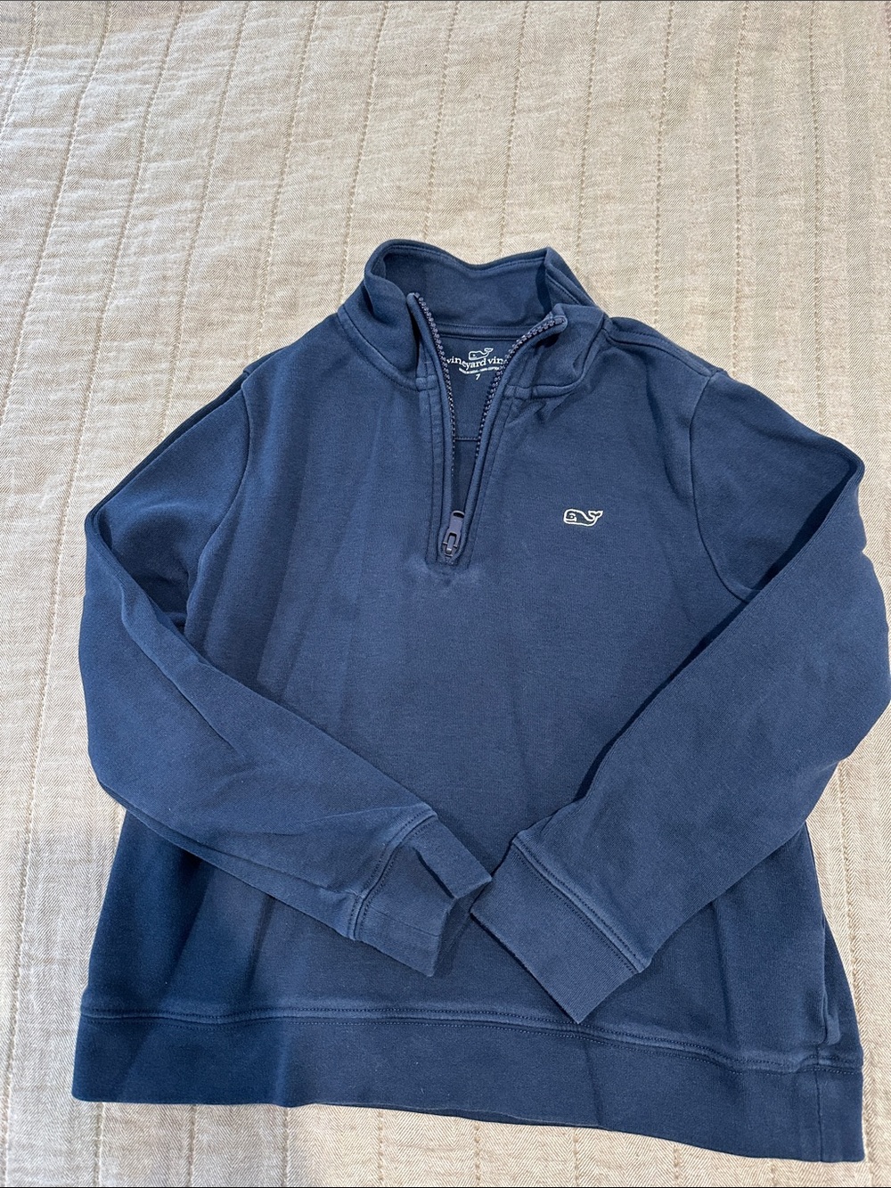 Vineyard Vines boy’s Navy Half-Zip Pullover Sweater